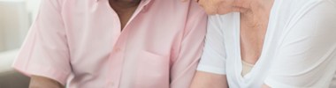 two people holding hands to support each other